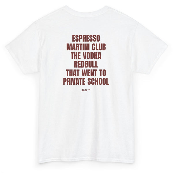 The Espresso Martini Club Tee - back
