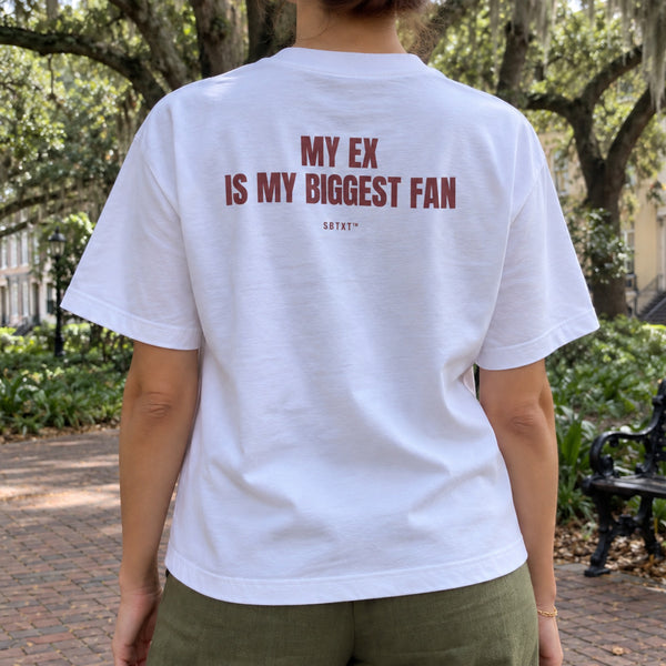 The My Ex Biggest Fan Tee - worn, street photo