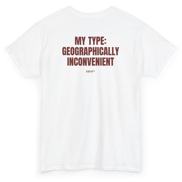 The Geographically Inconvenient Tee - back