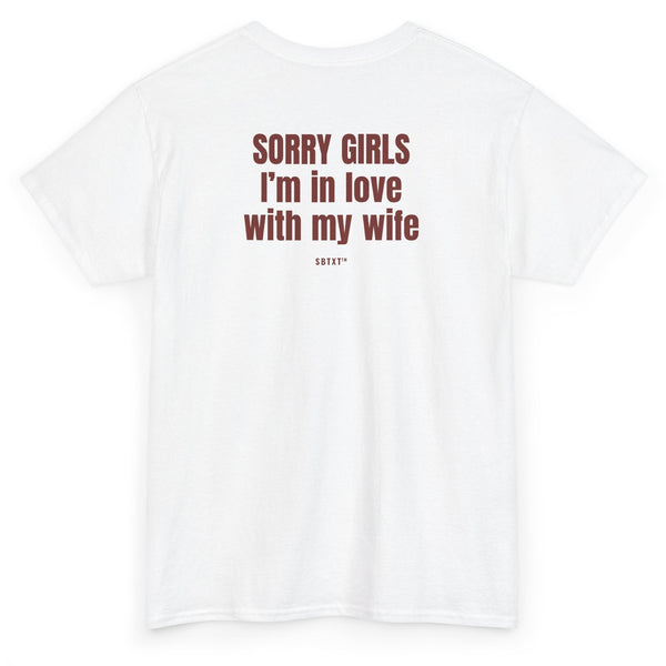 The Sorry Girls Tee - back
