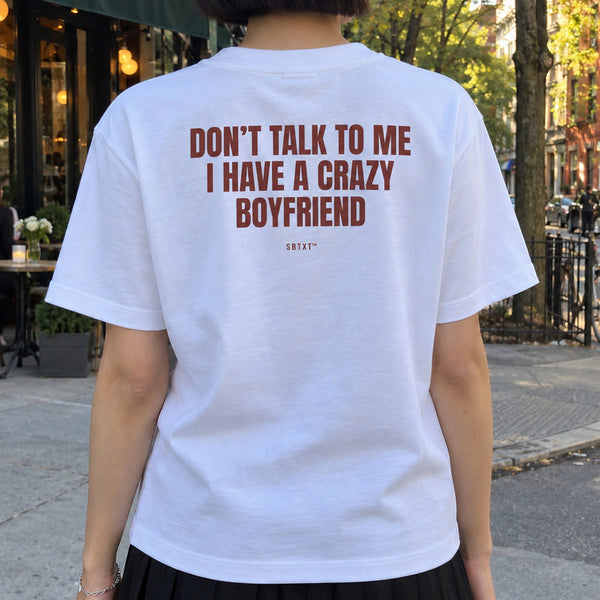The Crazy Boyfriend Tee - worn, street photo
