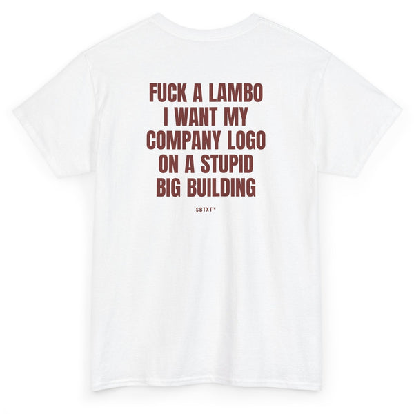 The Fuck a Lambo Tee - back