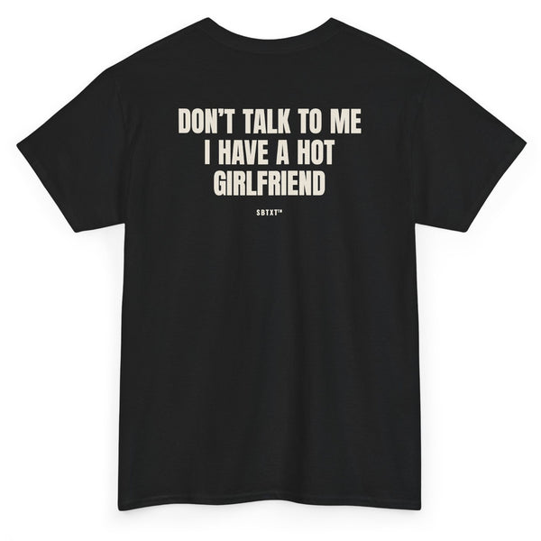 The Hot Girlfriend Tee - back, black