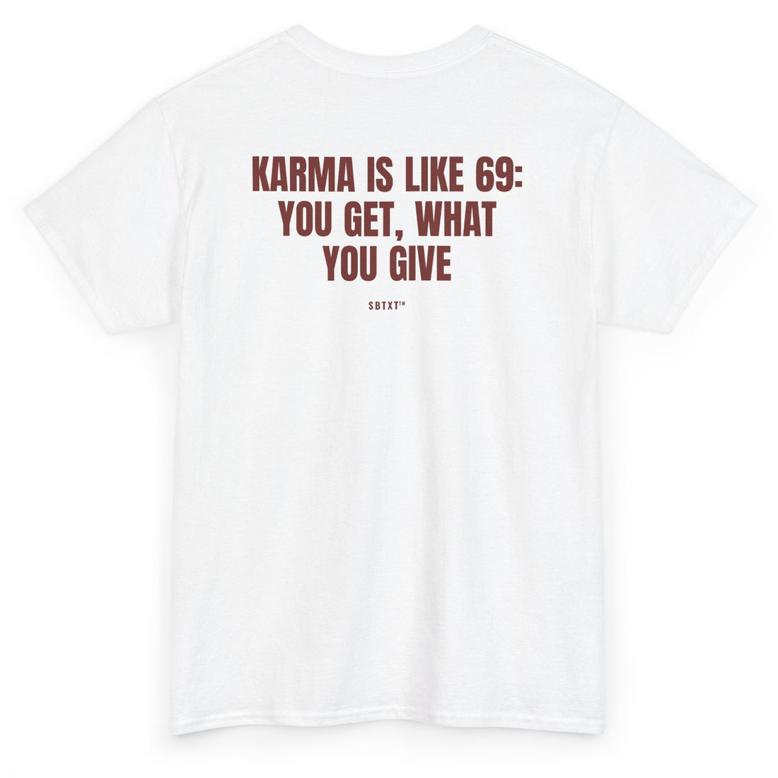 The Karma Is Like 69 Tee - back