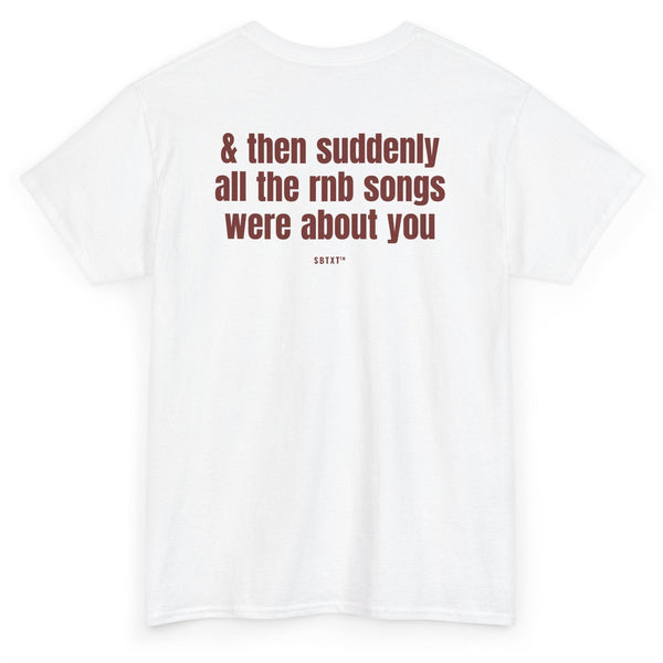 The R&B Songs Tee - back
