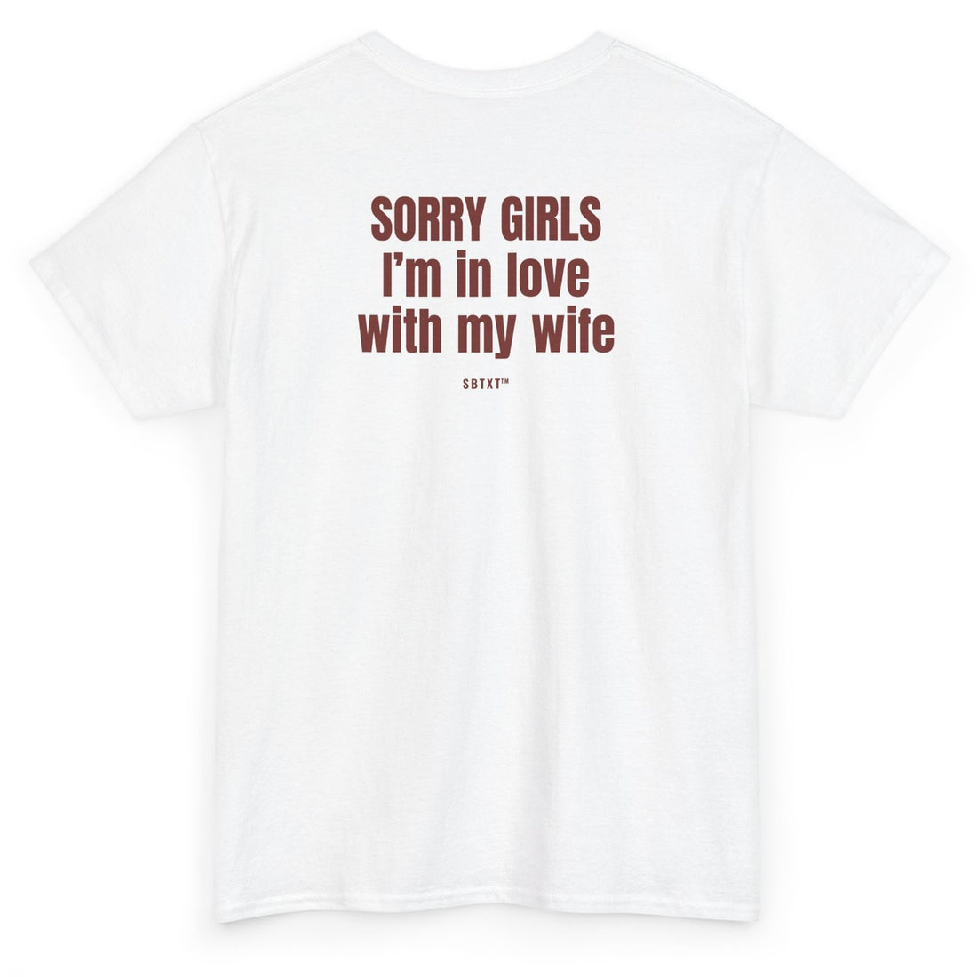 The Sorry Girls Tee - back